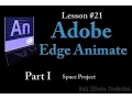 Adobe Edge Animate Lesson - Part 1 Space Project