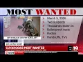 Cuyahoga s Most Wanted 2 suspects steal bullet proof vest handcuffs radios from county buildin