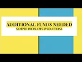 AFN - Additional Funds Needed Sample Problems Solutions