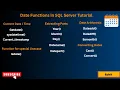 SQL tutorial in Hindi Master SQL Server Date Functions in 10 Minutes - Practical Examples