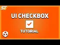 Creating Scripting A Checkbox in Unity Unity UI Tutorial
