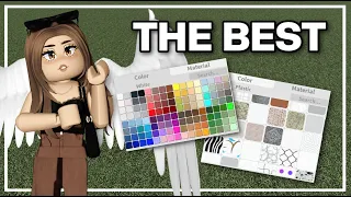 The BEST COLORS MATERIALS in Bloxburg Facecam
