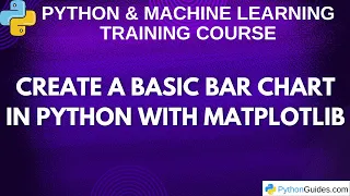 Create a Basic Bar Chart in Python with Matplotlib