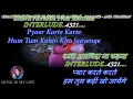 Chalte Chalte Mere Ye Geet Karaoke With Scrolling Lyrics Eng.\u0026हिंदी