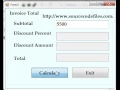 Calculate discount in VB NET