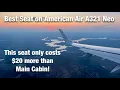 Best seat American Airlines A321 Neo - It Only Costs 20 more than Main Cabin LAX to CLT Flight