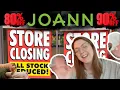 Joann Store Closing Sale 80 -90 off Fabric HAUL Basically Heaven