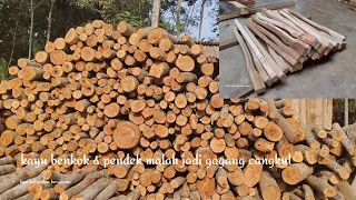 Ide usaha, produksi gagang pacul dari limbah kayu