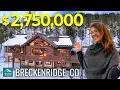 TOUR A BEAUTIFUL Breckenridge CO Log Home In the Summit Estates Neighborhood On Over 3 Acres