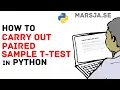 How to use Python to do Paired Sample T-test - SciPy Pandas and Pingouin