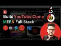 Build YouTube Clone using MERN React JS Project Node JS Express JS MongoDB