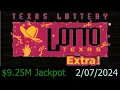 Lotto Texas Winning Numbers 7 February 2024 Today TX Lotto Drawing Results Wednesday 2024