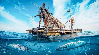 Spearfishing Bamboo Rafts in 6000ft (Indonesian Waters)