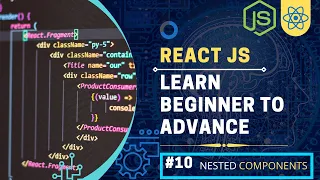React JS - React Tutorial for Beginners in Hindi Urdu Part-10 Nested Components in React