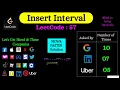 Insert Interval LeetCode 57 Medium