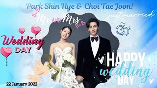  park shin hye u0026 choi tae joon wedding day 