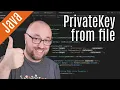 How read a Private Key from PEM PKCS file in Java