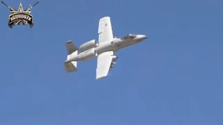الطائرة الحربية آ 10 المحملة بأقوى رشاش في العالم 