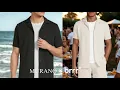 Dillard s Murano Slim Fit Textured Short Sleeve Knit Camp Shirt Shorts are Peak Summer Style