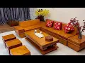 Download Lagu Sofa Gỗ Nguyên Khối Xu Hướng Nội Thất Phòng Khách 2023 | Thể Hiện Sự Tinh Tế, Sang Trọng