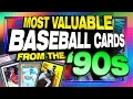 Top 25 Most Valuable Baseball Cards from the 1990 s - Rookie Cards Only