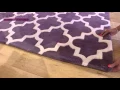 Arabesque Mauve Woollen Rug