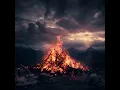 Sleep's Warm Embrace in Flames