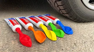 COCA COLA BALLOON VS CAR, Coca Cola Zero, PowerAde, Fanta, Sprite, Fruko and Mentos Diff Unde