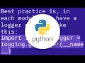 Using logging in multiple modules