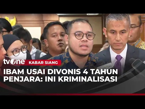 Divonis 4 Tahun, Ibam: Kasus Ini Bentuk Kriminalisasi