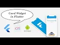 Card Widget in Flutter