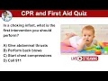CPR AED and First Aid Practice Test with Nurse Eunice