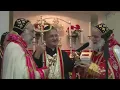 Hoady Holy Celebration - Archbishop Shamoun hand St. Thomas relics to Archbishop Kaplan