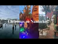 Christmas on Nantucket Solo Day Trip Living in the USA Walking day