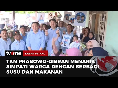 TKN Pasangan Prabowo-Gibran Susu & Makan Siang