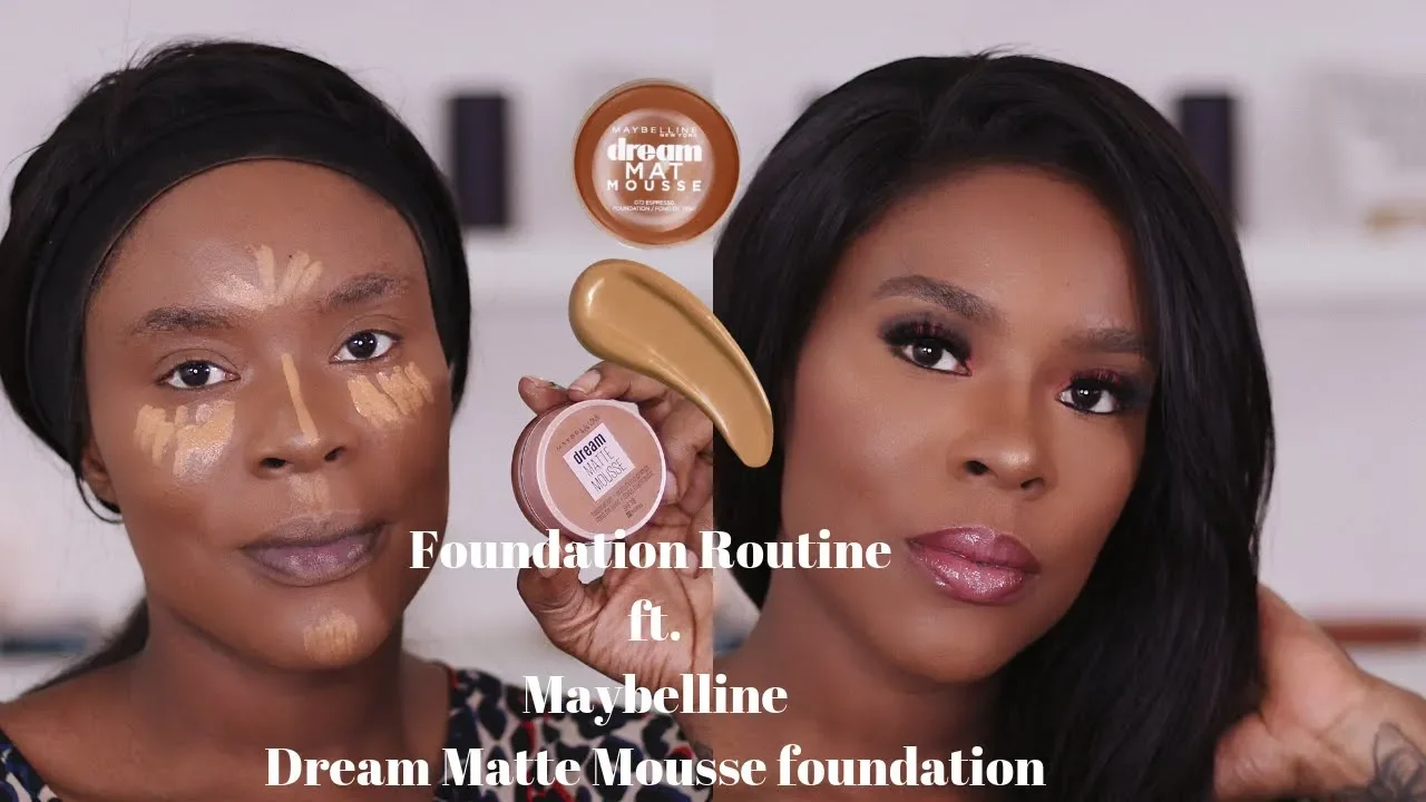 Maybelline Dream Matte Mousse Foundation Review And Demo