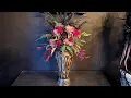 Making a Gothic Arrangement from Discount Grocery Store Flowers DIY Dark Floral Centerpiece
