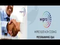 Wipro NLTH Coding questions Previous years placements prep