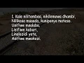 Download Lagu KALE NILITEMBEA. TENZI ZA ROHONI.