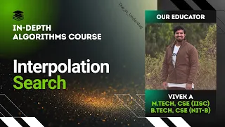 Interpolation Search Algorithms Lecture 9 The cs Underdog