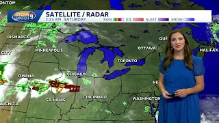 Staying sunny with low humidity Saturday
