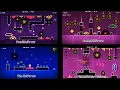 4 versions of Clutterfunk full ver Comparison Geometry Dash 2 11