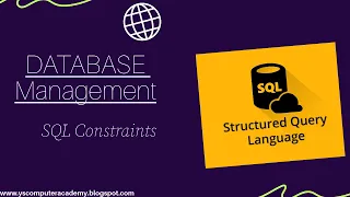 SQL Constraints - DBMS Tutorial