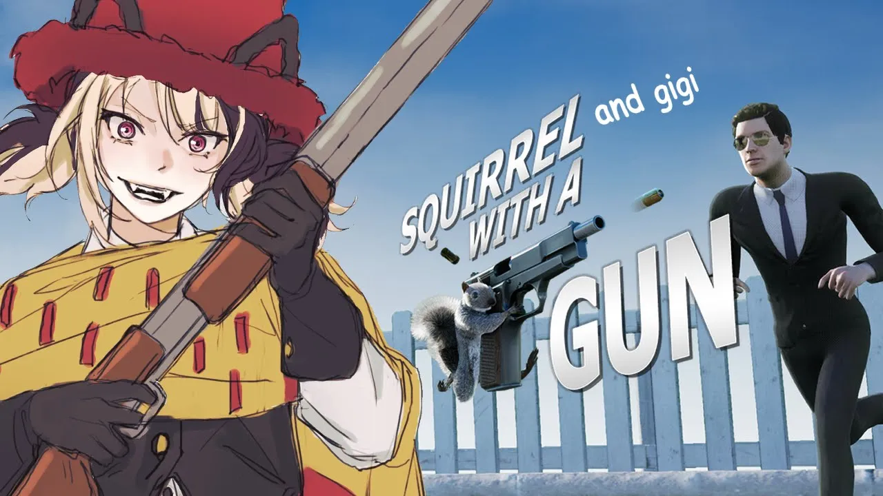 【SQUIRREL WITH A GUN】the only thing scarier than a squirrel with a gun is gigi murin with one