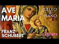 Download Lagu Ave Maria Schubert, 3 Hours | Relaxing Classic Cello Piano Music | Ave Maria Instrumental