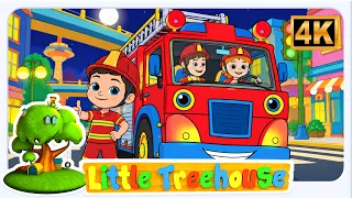 Roda Mobil Pemadam Kebakaran | Musik Seru dan Menyeramkan untuk Balita
