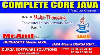 Core Java-Multi-Threading-Inter Thread Communication-Part 7