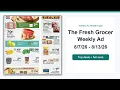 The Fresh Grocer Weekly Ad 26 - 26 Best Deals