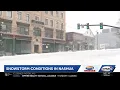 People emerge in Nashua as snow tapers off