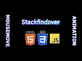 Mouse move Animation Using HTML CSS javaScript